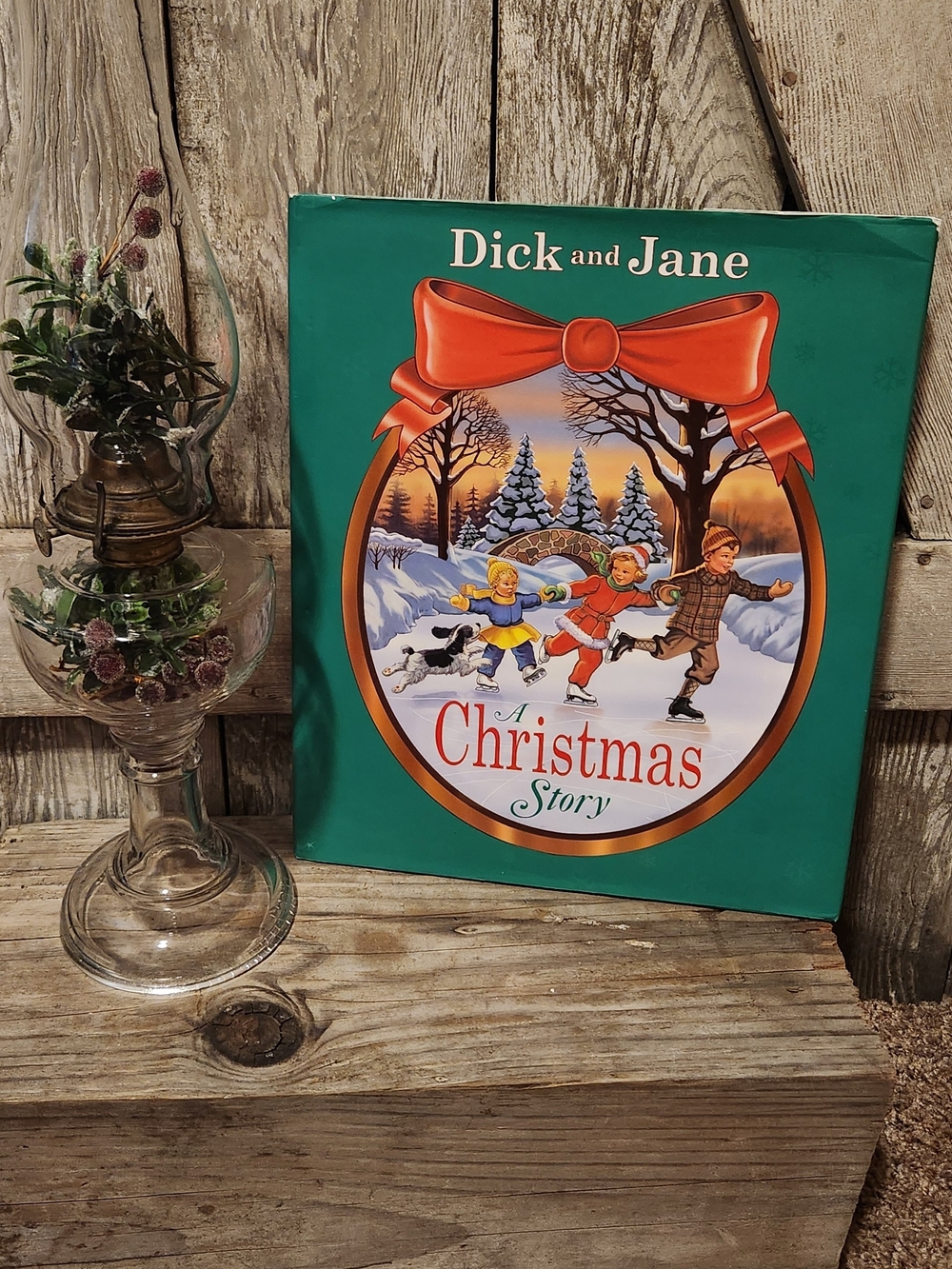 Christmas Story Book - Green Holiday Cover